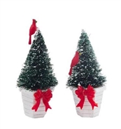 Department 56 - Picket Lane Potted Evergreens