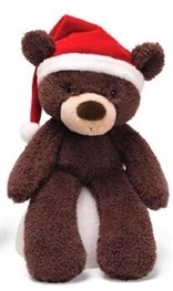 Christmas Fuzzy Bears - Brown