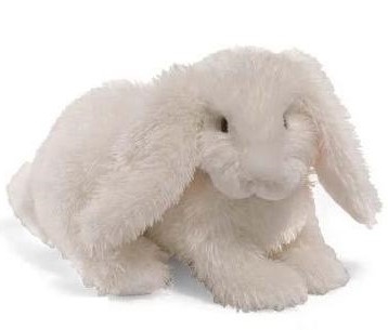 Hoppy Days Fluffer Bunnies - White