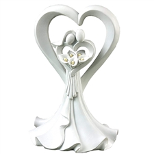 Love's Embrace Wedding Cake Topper