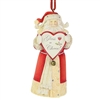 The Heart Of Christmas - Glass of Cheer Santa Ornament