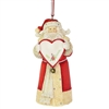 The Heart Of Christmas - Blank Santa Ornament