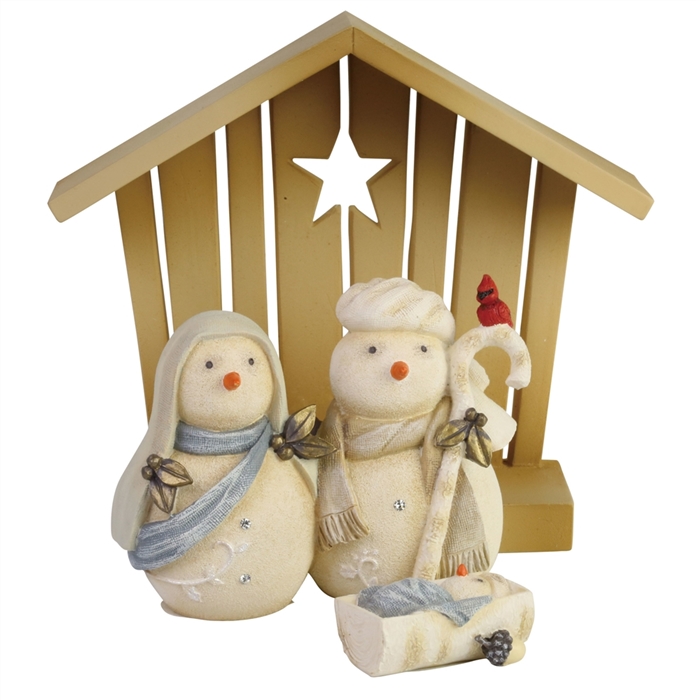 The Heart Of Christmas - Snowman Nativity