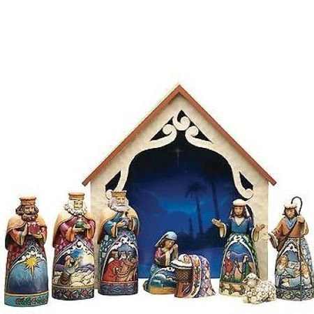 Jim Shore Away In A Manger Mini Nativity