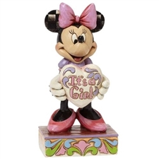 Jim Shore Disney Traditions - Minnie Mouse - It's A Girl