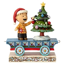 Peanuts by Jim Shore - All Aglow - Linus Christmas Train Car