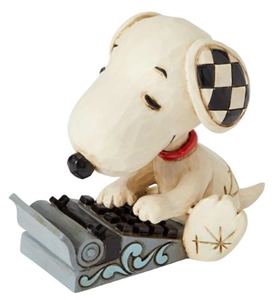 Peanuts by Jim Shore - Snoopy Typing - Mini