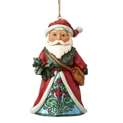 Jim Shore Heartwood Creek - Winter Wonderland Santa Christmas Ornament