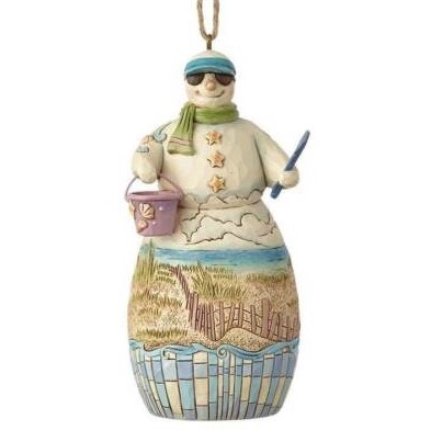 Jim Shore Heartwood Creek - Coastal Snowman - Ornament