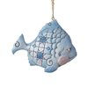 Jim Shore Heartwood Creek - Coastal Fish Christmas Ornament