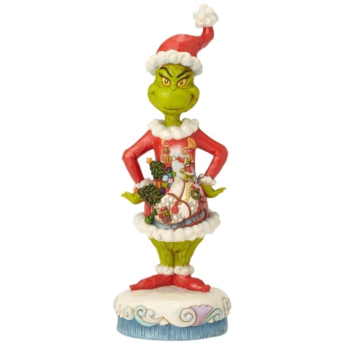 Grinch with Santa Scene