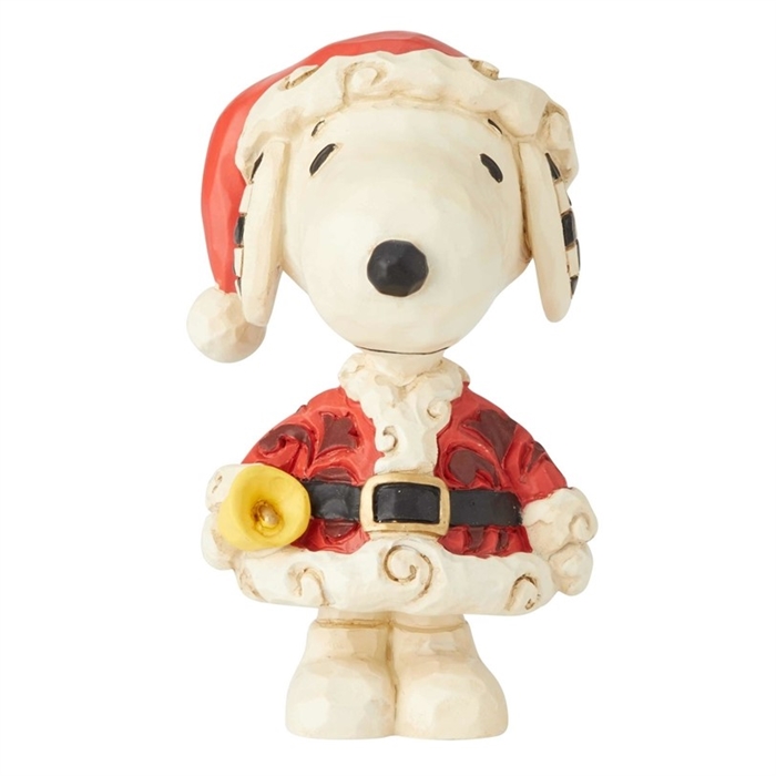 Peanuts by Jim Shore - Snoopy Santa Mini Figure