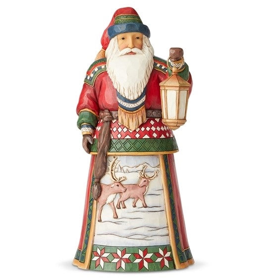 Blanketed In Winter Blessings - Lapland Santa with Lantern