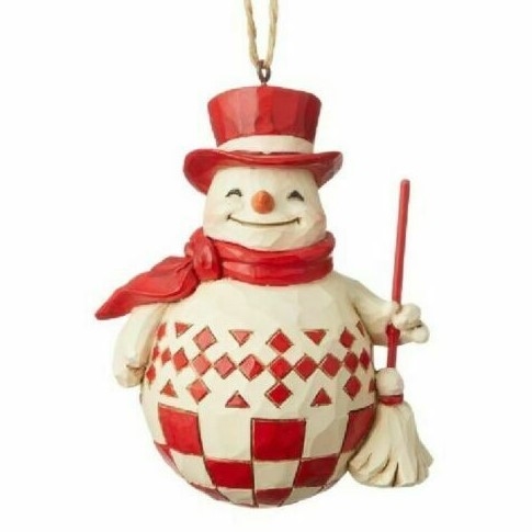 Jim Shore Heartwood Creek - Nordic Noel Snowman Ornament