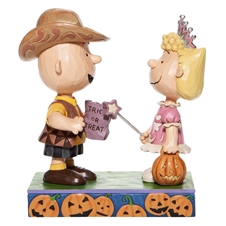 Peanuts by Jim Shore - Peanuts by Jim Shore - Trick or Treat - Charlie Brown And Sally
