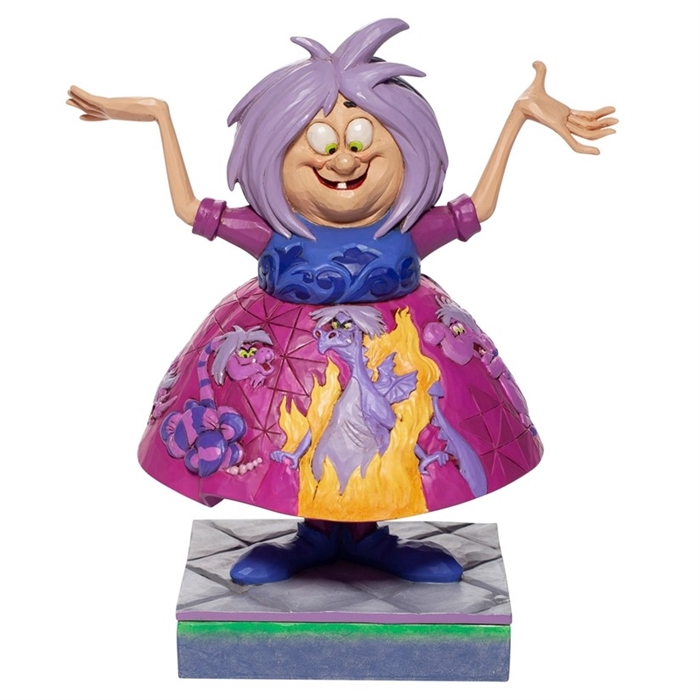 Jim Shore Disney Traditions - Madcap Metamorphosis - Madam Mim with Scene