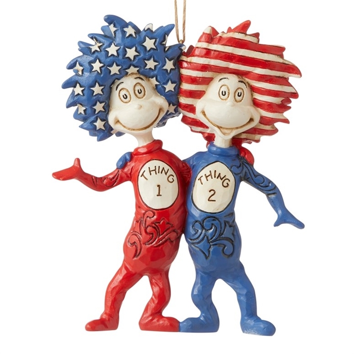 Dr. Seuss by Jim Shore - Thing 1 and Thing 2 Ornament