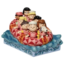 Jim Shore Heartwood Creek | Adventures Await - Jim Shore Peanuts Gang Rafting 6007934 | DBC Collectibles