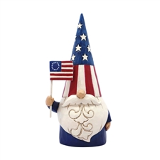 Jim Shore Heartwood Creek - Star Spangled Gnome - American Gnome