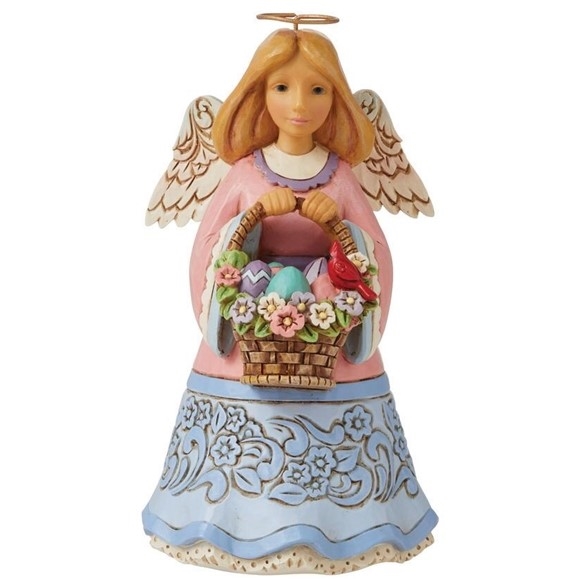 Basket Of Easter Blessings - Pint Sized Easter Angel With Basket