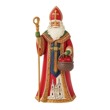 Jim Shore Heartwood Creek | December Blessings Bestowed - Czech Santa 6008914| DBC Collectibles