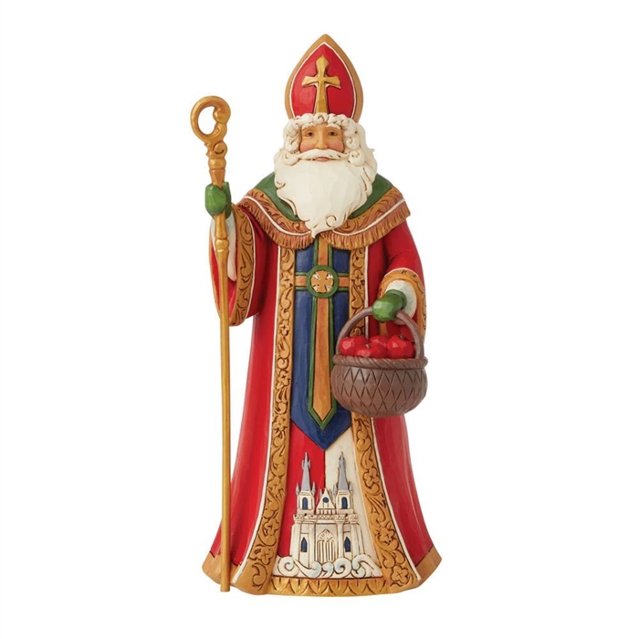 Jim Shore Heartwood Creek | December Blessings Bestowed - Czech Santa 6008914| DBC Collectibles