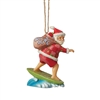 Jim Shore Heartwood Creek Santa Surfing Ornament
 6008938 | DBC Collectibles