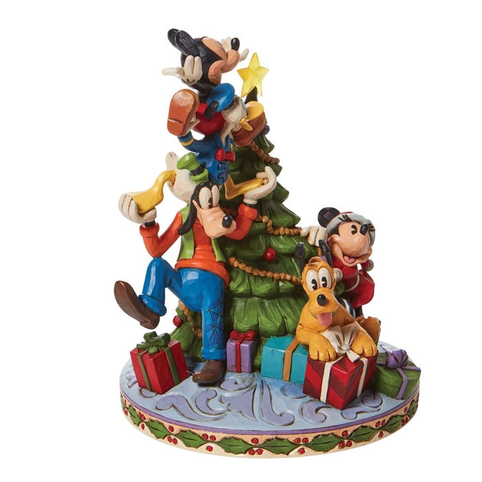 Jim Shore Disney Traditions | Fab 5 Decorating Tree 6008979 | DBC Collectibles