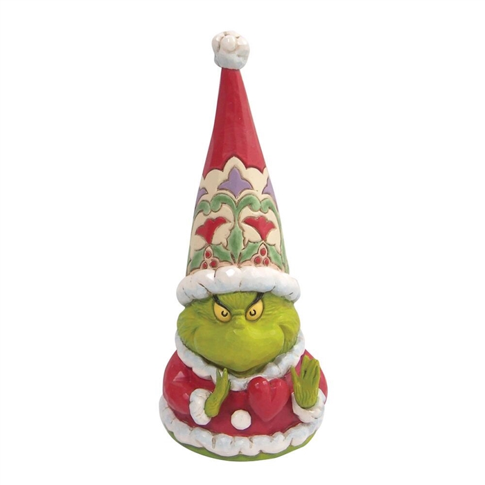 Jim Shore Grinch | Grinch Gnome with Large Heart 6009200 | DBC Collectibles