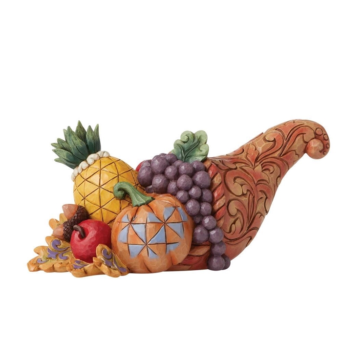 Jim Shore Heartwood Creek | Blessed Abundance - Harvest Cornucopia 6009473 | DBC Collectibles