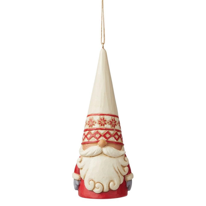 Jim Shore Heartwood Creek | Nordic Noel Gnome Ornament  | 6009505 | DBC Collectibles