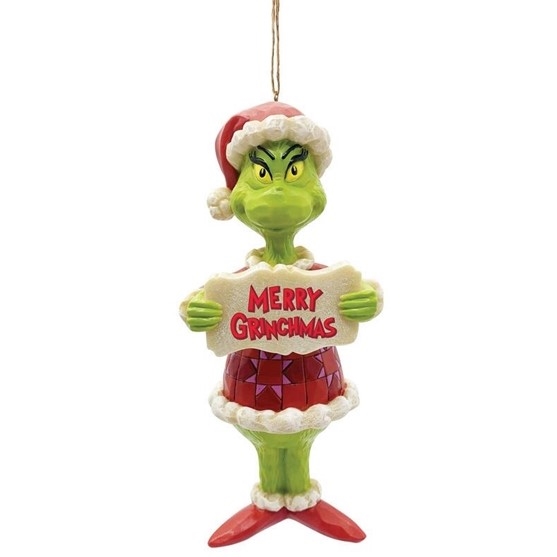 Jim Shore Heartwood Creek | Grinch Merry Grinchmas - Ornament - 6009532| DBC Collectibles