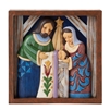 Jim Shore Heartwood Creek |  Holy Family Plaque l 6009562 | DBC Collectibles