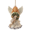 Jim Shore Heartwood Creek | White Woodland Believe Angel Christmas Ornament 6009587 | DBC Collectibles