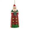 Jim Shore Heartwood Creek | Santa Holding Tree Ornament 6009856 | DBC Collectibles