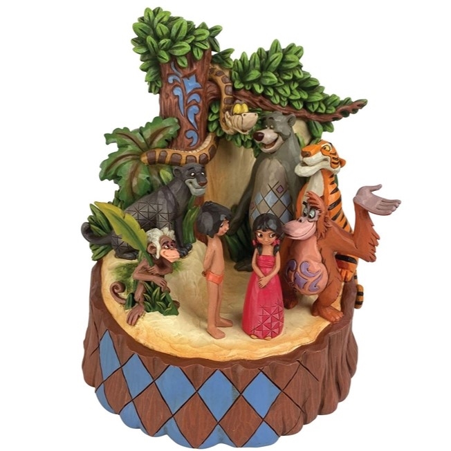 Jim Shore Disney Traditions |  Carved by Heart Jungle Book 6010085 | DBC Collectibles