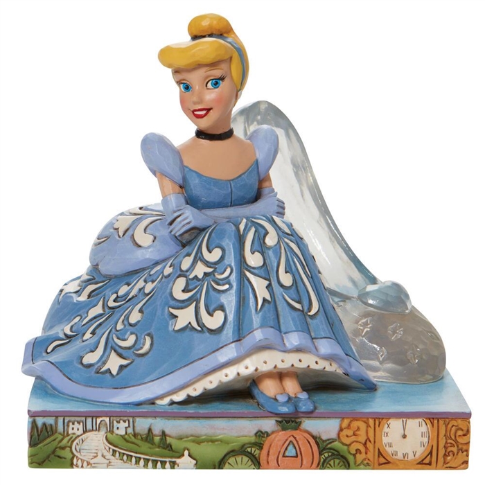 Jim Shore Disney Traditions |  Cinderella Glass Slipper 6010095 | DBC Collectibles