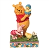 Jim Shore Disney Traditions |  A Spring Surprise - Pooh & Piglet with Chick 6010103 | DBC Collectibles