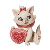 Jim Shore Disney Traditions | Marie Holding Heart 6010107 | DBC Collectibles