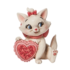 Jim Shore Disney Traditions | Marie Holding Heart 6010107 | DBC Collectibles