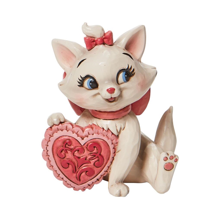 Jim Shore Disney Traditions | Marie Holding Heart 6010107 | DBC Collectibles