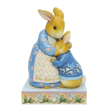 Beatrix Potter - Mrs. Rabbit and Peter Rabbit figurine by Jim Shore