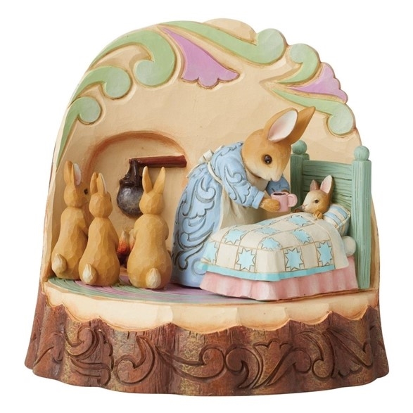 Jim Shore Heartwood Creek | Mrs. Rabbit w/Bunnies 6010688 | DBC Collectibles