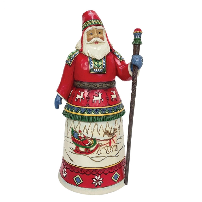 Jim Shore Heartwood Creek | Laplander Santa 15th Annual 6010814 | DBC Collectibles