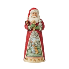 Jim Shore Heartwood Creek |  Dog Days Of Christmas -Santa with Puppies l 6010825 | DBC Collectibles