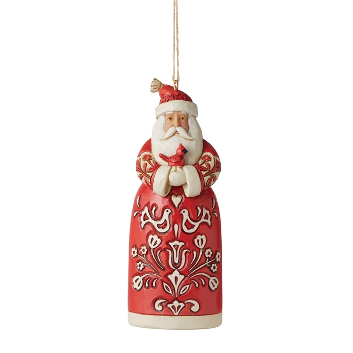 Jim Shore Heartwood Creek  | Nordic Noel Santa Ornament  6010838 | DBC Collectibles