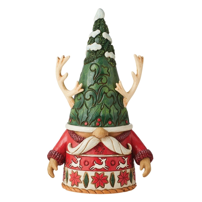 Jim Shore Heartwood Creek | Reindeer Crossing - Reindeer Gnome 6010843 | DBC Collectibles