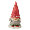 Jim Shore Heartwood Creek | Gnome On The Slopes - Gnome with Braids Skiing 6010844 | DBC Collectibles