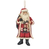 FAO Schwarz by Jim Shore | Santa w/ FAO Toy Bag Ornament 6010856 | DBC Collectibles