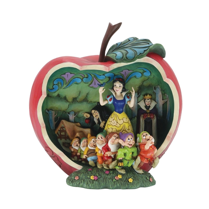 Jim Shore Disney Traditions | Snow White Apple Scene 6010881 | DBC Collectibles